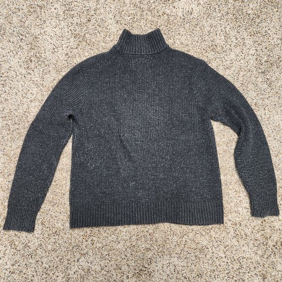 Lucky Zip-up Grey Sweater - Picture 2 of 4